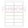 A4 White Labels 14 per Page Rounded Corners 14UP - 100 Sheets - Fusion Office UK