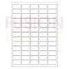 A4 White Labels 65 per Page Rounded Corners 65UP - 100 Sheets - Fusion Office UK