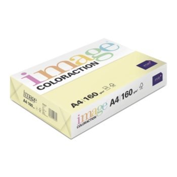 Card A4 Light Yellow 160gsm Ream - 250 Sheets - Fusion Office UK
