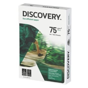 Discovery Paper A4 75gsm White Box - 5 x 500 Sheets - Fusion Office UK