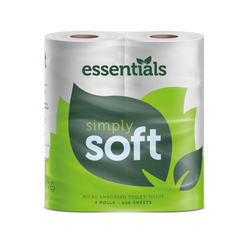 Fusion Green Toilet Rolls 200 Sheets White - Pack 48 - Fusion Office Ltd