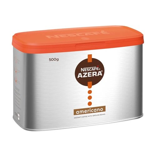Nescafe Azera Americano Coffee 500g - Side - Fusion Office UK Nescafe Azera Americano Coffee 500g - Side - Fusion Office UK
