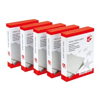 Printer Paper A4 White (5 x 500 Sheets Ream) Box - Fusion Office UK