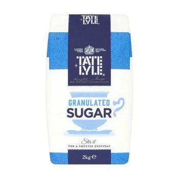 Tate & Lyle Granulated White Sugar 2kg Bag - Fusion Office UK