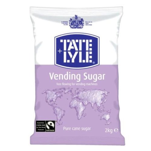 Tate & Lyle Granulated White Vending Sugar 2kg - Fusion Office UK