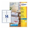 Avery J8163-100 Inkjet Address A4 Labels 14 Per Page 99.1x38.1 White - 100 Sheets