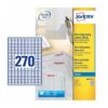 Avery J8659-25 Inkjet Mini A4 Labels 270 per Page 17.8x10 White - 25 Sheets