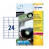 Avery L4773-20 Laser Heavy Duty A4 Labels 24 per Page 63.5x33.9 White - 20 Sheets