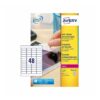 Avery L6113-20 Laser Anti-Tamper A4 Labels 48 per Page 45.7x21.2 - 20 Sheets