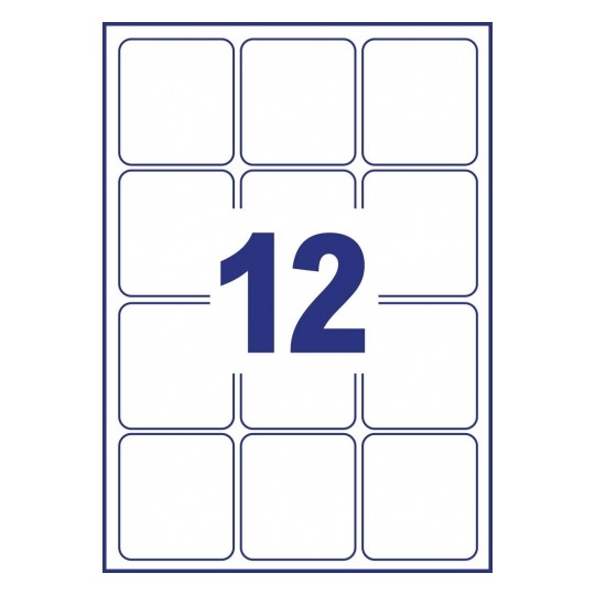 Avery L7164-100 Laser Address A4 Labels 12 Per Page 63.5x72 White - 100 Sheets Avery L7164-100 Laser Address A4 Labels 12 Per Page 63.5x72 White - 100 Sheets