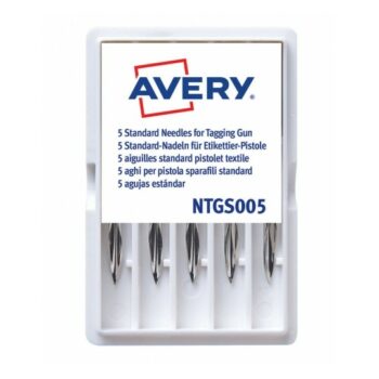 Avery NTGS005 Standard Needles For Avery Tagging Gun - Pack 5