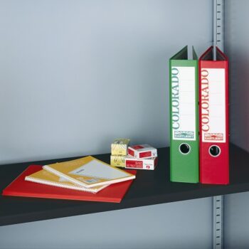Extra shelf for steel storage cupboards black - BCSLF