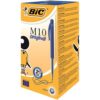 BIC M10 Original Blue Ball Pen Retractable 1199190121 - Pack 50
