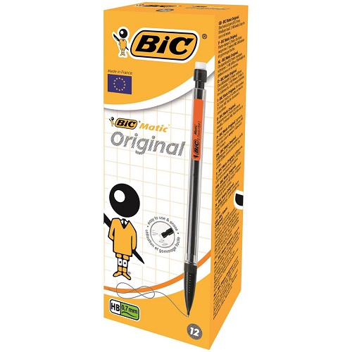BIC Matic Original Pencil 0.7mm 820959 - Pack 12