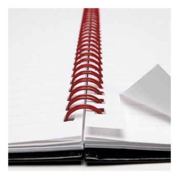 BlackNRed Polypropylene A5 Ruled Wirebound Notebook 100080140 - Pack 5