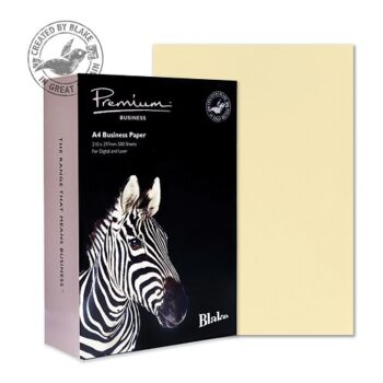Blake Premium Wove Cream A4 120gsm Paper - Pack 500
