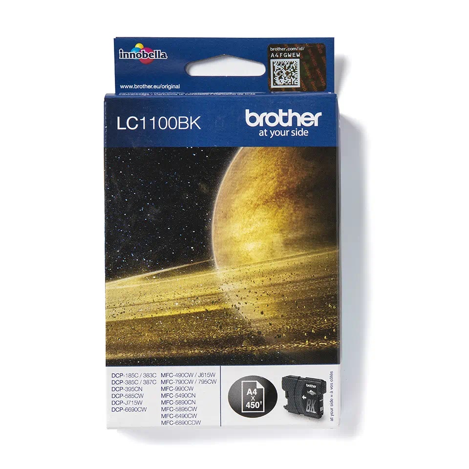 Brother LC-1100BK Black Inkjet Cartridge LC1100BK