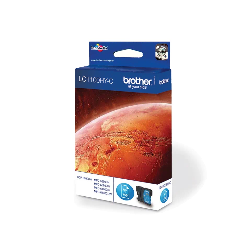 Brother LC-1100HYC Cyan Inkjet Cartridge LC1100HYC
