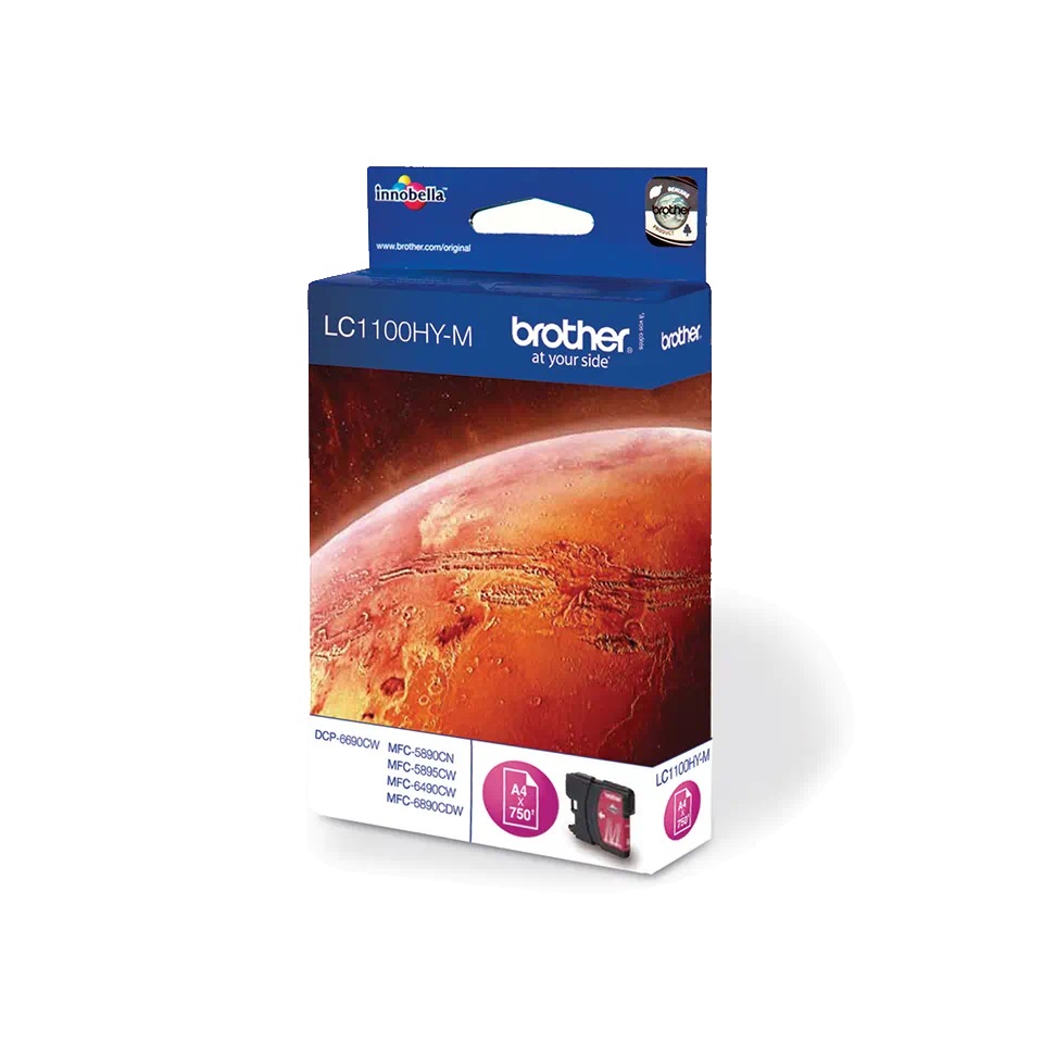 Brother LC-1100HYM Magenta Inkjet Cartridge LC1100HYM