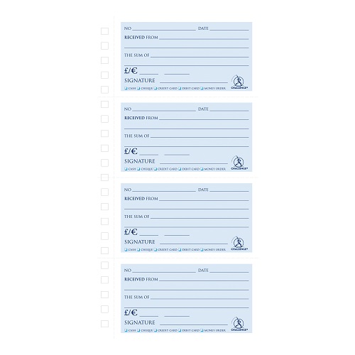 Challenge Receipt Book Duplicate (200 Sets) 100080056 Challenge Receipt Book Duplicate (200 Sets) 100080056