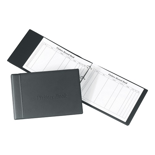 Concord CD14 Visitors Book 230x335mm Black 85710/CD14