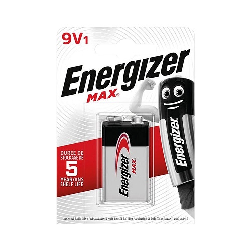 Energizer Max 9V Battery 522 - Each