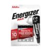 Energizer Max AAA Batteries E92 - Pack 4
