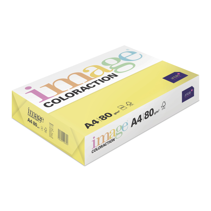 Paper A4 Deep Yellow 80gsm (500 Sheets) Ream