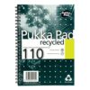 Pukka Pad Recycled A5 Notebook Wirebound RCA5/110 - Pack 3