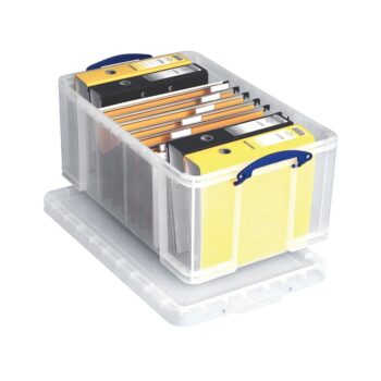 Really Useful Storage Box Clear 64 Litres 64C