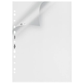 Rexel Nyrex Premium Punched Pockets Open Top&Side A4 11031 - Pack 25