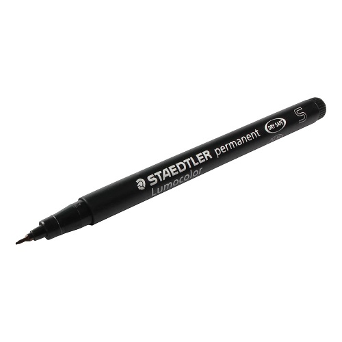 Staedtler 313 Black Lumocolor Permanent Super-Fine Pen 313-9 - Pack 10