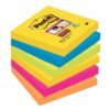 3M 654-6SS-RIO Post-It Super Sticky Rio Colour Notes 76x76 - Pack 6