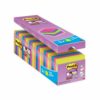 3M 654-SS-VP24COL-EU Post-it Super Sticky Notes Value Pack 76x76 - 24