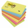 3M 655-TFEN Post-It Colour Energy Colours Notes 76x127mm - Pack 6