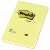 3M 660 Post-It Canary Yellow Notes Pad 102x152mm Lined - 6