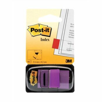 3M 680-8 Post-It Index Medium Flags Purple 50 Flags - Pack 12
