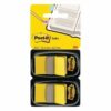 3M 680-YEEU Post-It Index Medium Flags Yellow 50 Flags - Pack 2