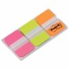 3M 686-PGO Index Strong Filing Tab Assorted Colours - Pack 66