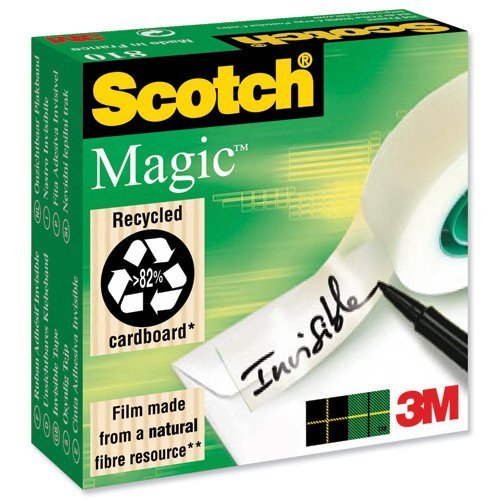 3M 810 Scotch Magic Tape 25mm x 66m Matt
