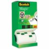 3M 81933R14 Scotch Magic Invisible Tape Value Pack 19mm x 33m - Pack 14
