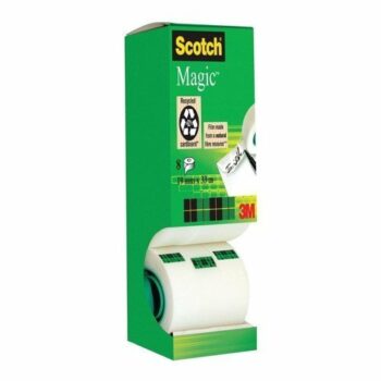 3M 81933R8 Scotch Magic Invisible Tape Value Pack 19mm x 33m - Pack 8