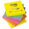 3M R330-NR Post-It Z-Notes Neon Rainbow 76x76mm - Pack 6