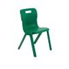 One Piece School Chair Size 6 Green 14+ T6-G - Fusion Office UK