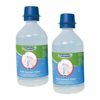 Astroplast Eyewash Sterile Water Bottles 500ml 2404039 - Pack 2