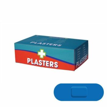 Astroplast First-Aid Kit Blue Detectable Plasters Assorted Oblong 1214037 - Pack 150