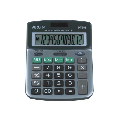 Aurora DT398 Calculator Semi-Desktop 12 Digit