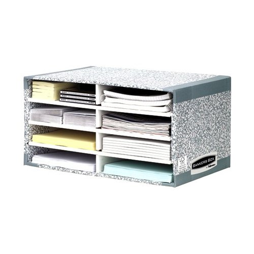 Bankers Box System Desktop Sorter Grey 08750 - Pack 5