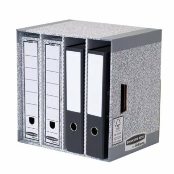 Bankers Box System File Store Grey 01840 - Pack 5