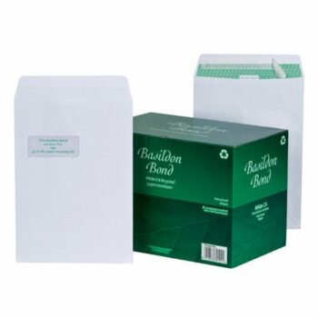 Basildon Bond Envelopes C4 Pocket Window White K80121 - Pack 250